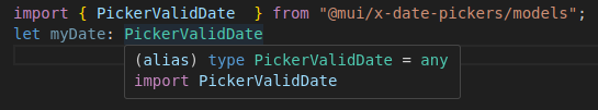 PickerValidDate not correctly configured